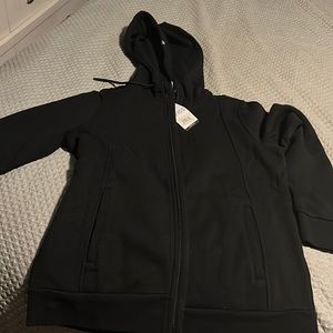 Black Essential Hoodie by Figs